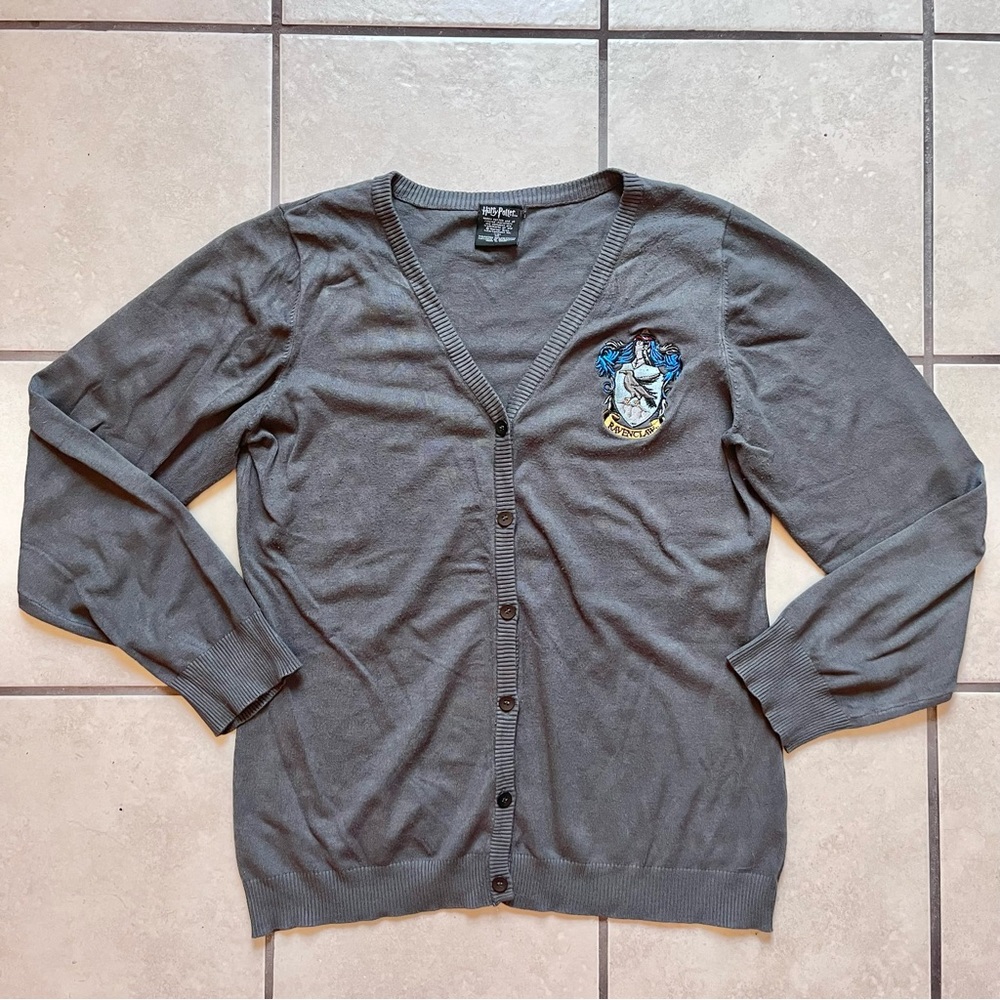 Harry Potter Ravenclaw Crest Cardigan Sweater Women's 2XL 2X